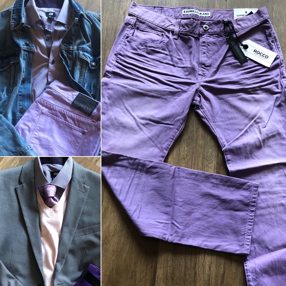 Lavender Express Rocco Slim-Fit Jeans